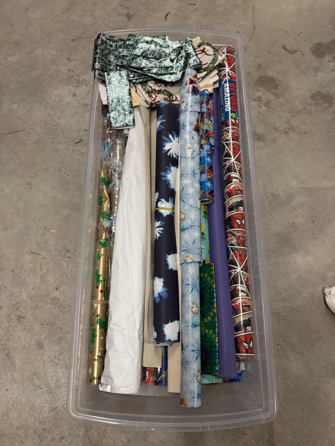 Assorted Gift Wrapping Paper Rolls