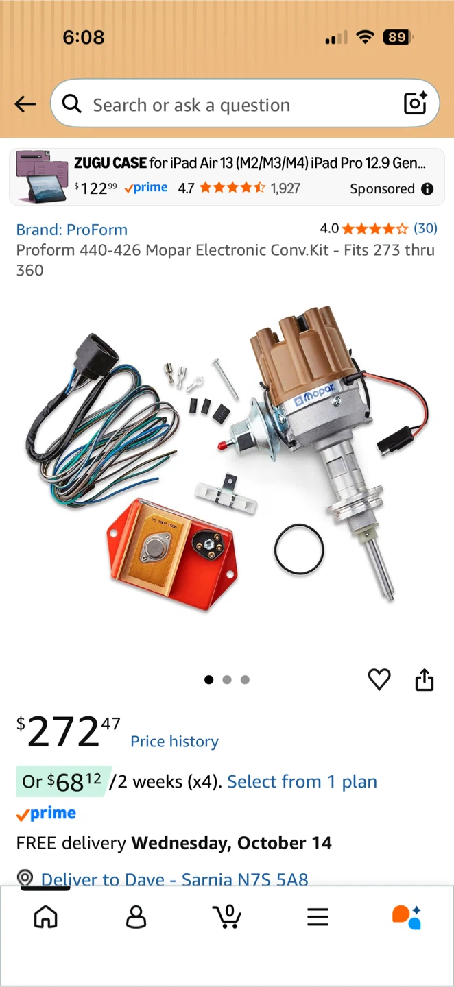 Proform 440-426 Mopar Electronic Conversion Kit