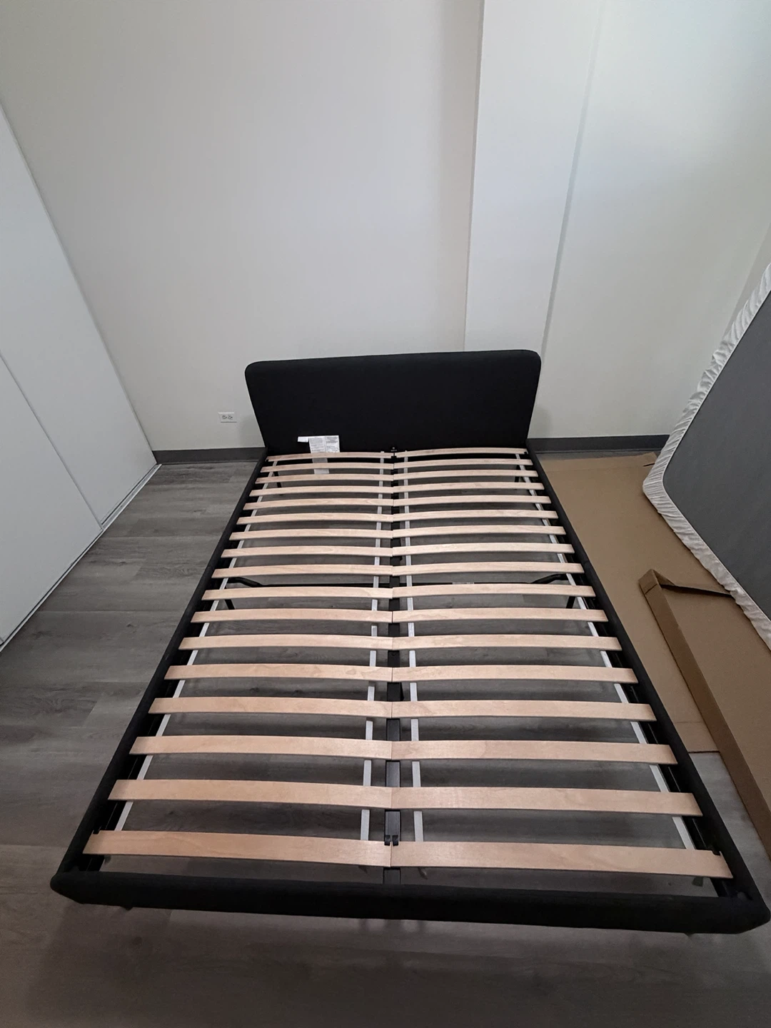 IKEA Upholstered Bed Frame Black