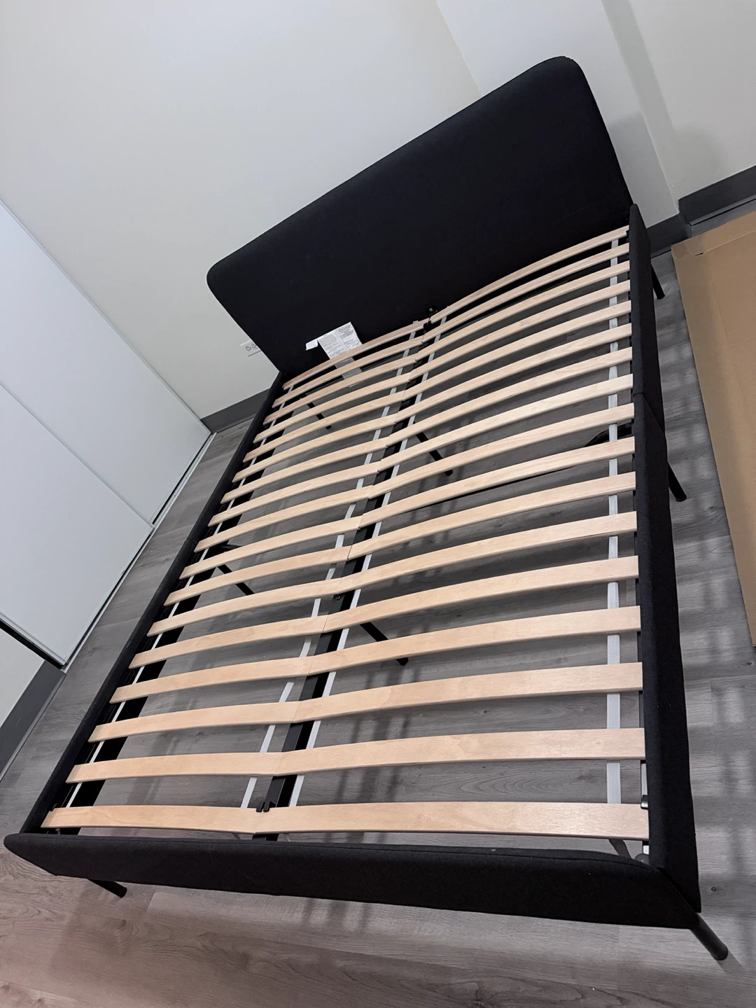 IKEA Upholstered Bed Frame Black - photo 2