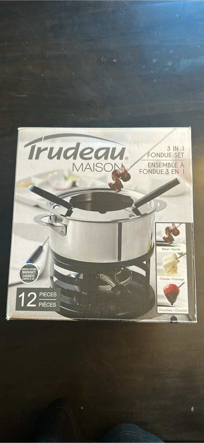 Trudeau Maison 3-in-1 Fondue Set