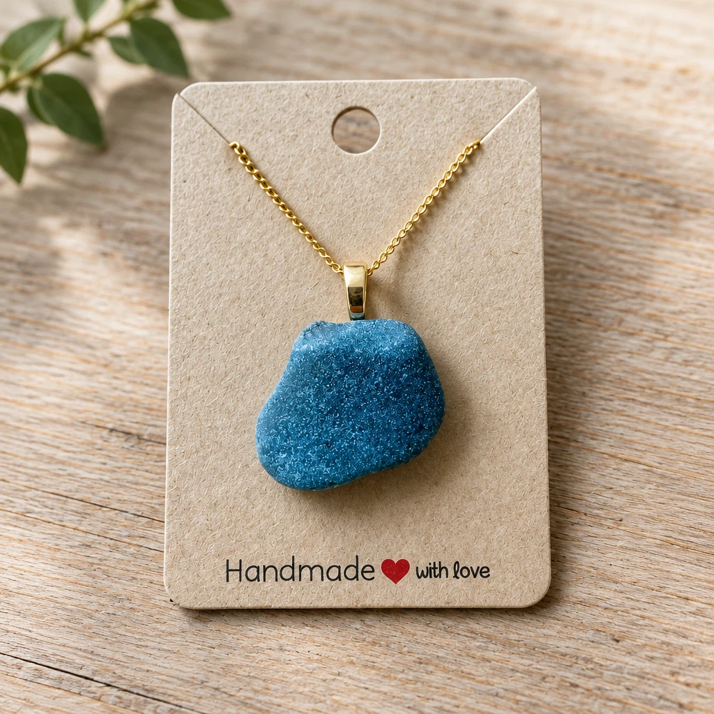 🌊Handcrafted Sea Glass Necklace
