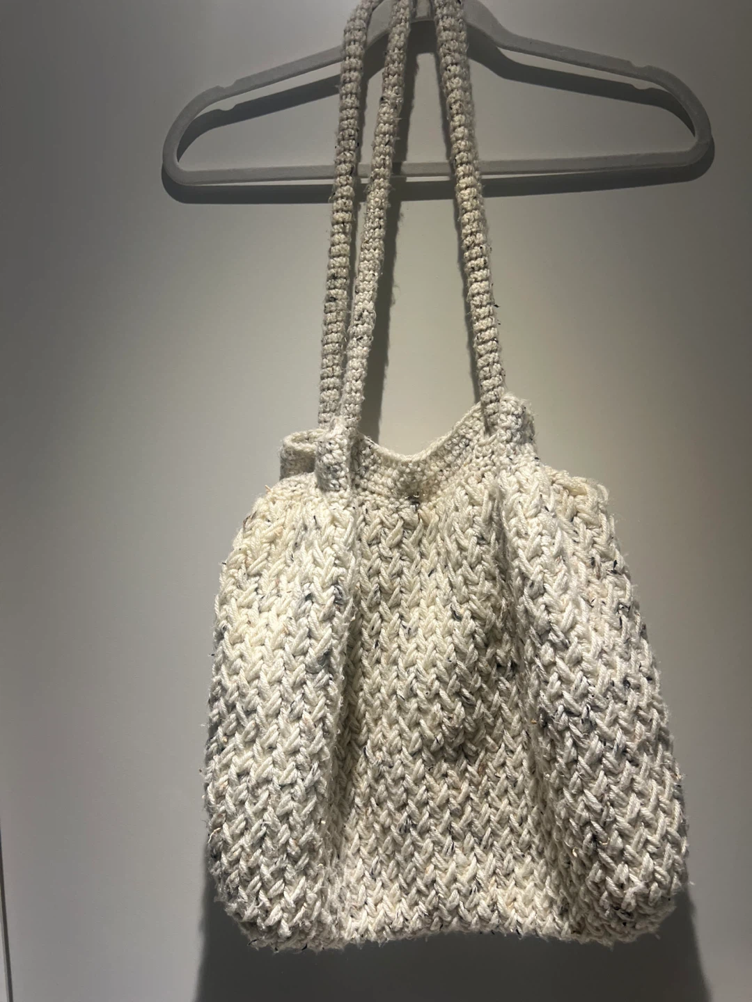 Cream Knit Bag - photo 2
