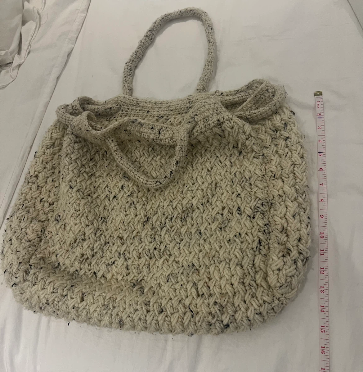 Cream Knit Bag - photo 4