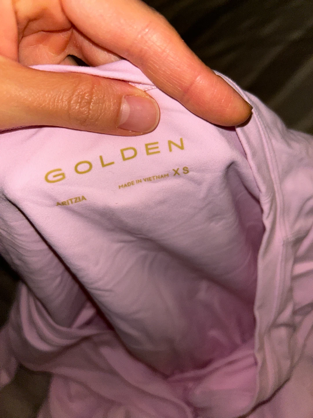 Aritzia Golden BUTTER Focal Wrap Longsleeve, size XS - photo 3