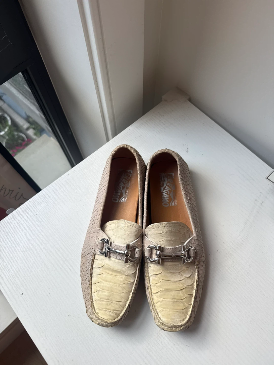 Salvatore Ferragamo Snake Skin Loafers - photo 2