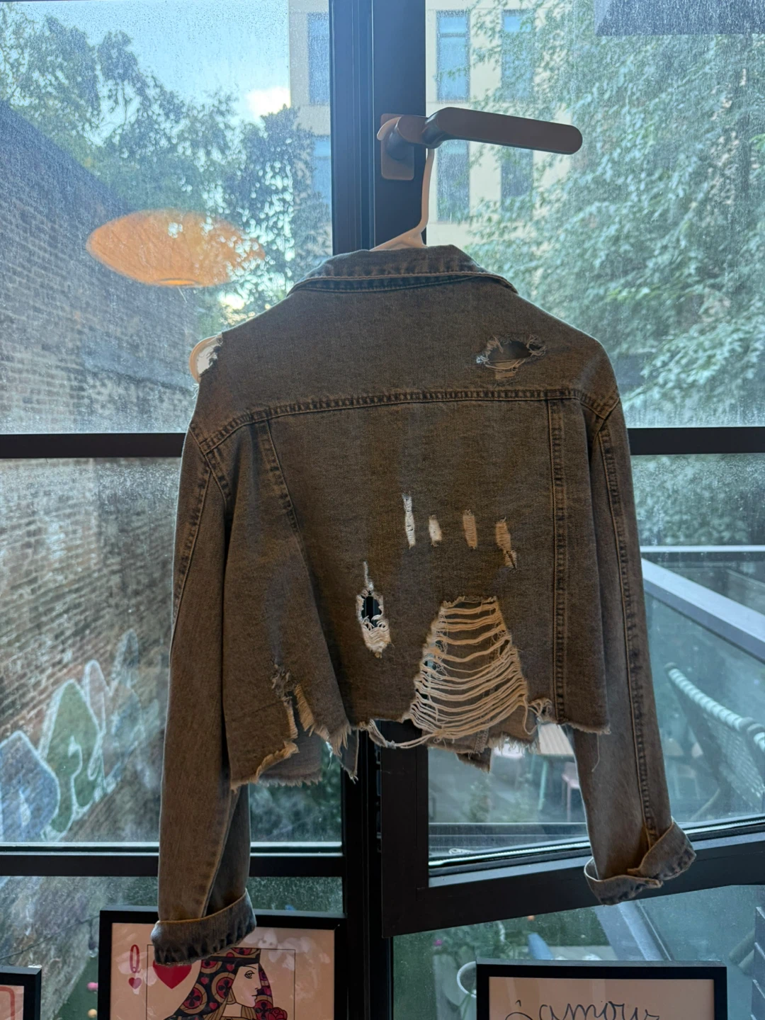 Distressed Denim Jacket