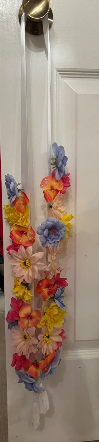Handmade Graduation Satin Flower Sash