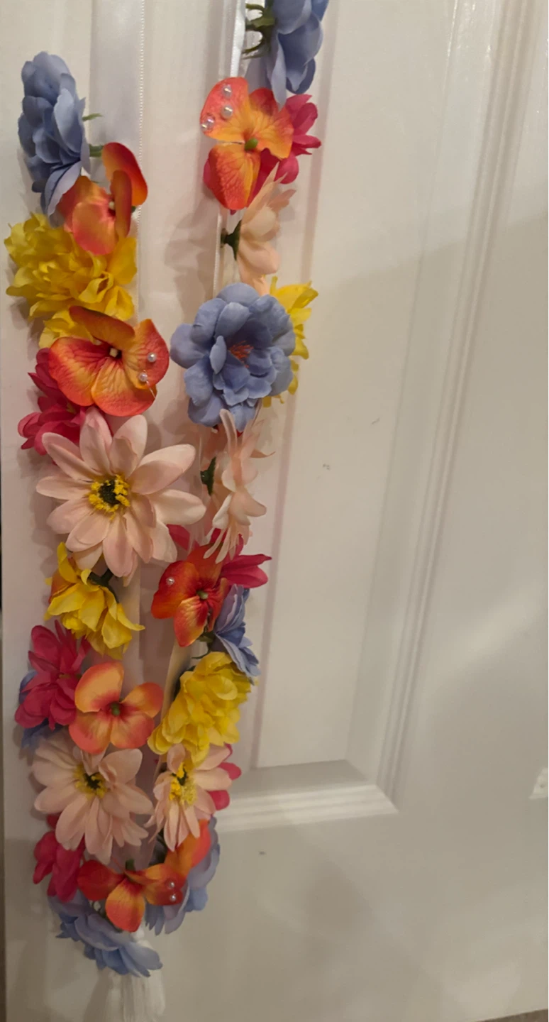 Handmade Graduation Satin Flower Sash - photo 3