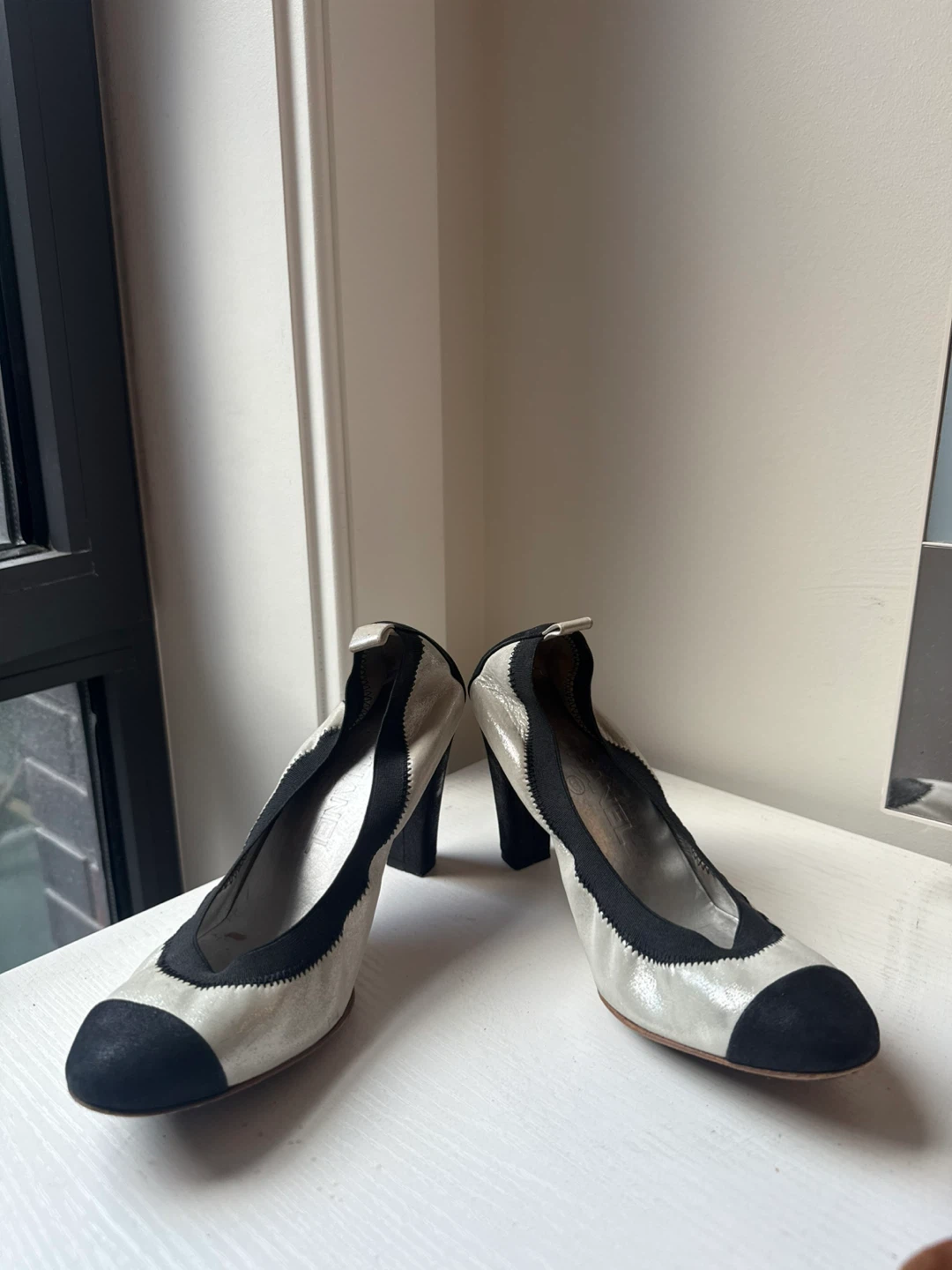 Chanel Two-Tone Pumps