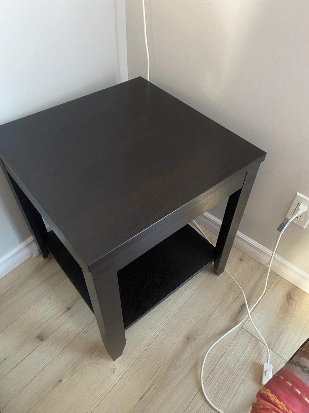 Dark Brown Wood Coffee Table
