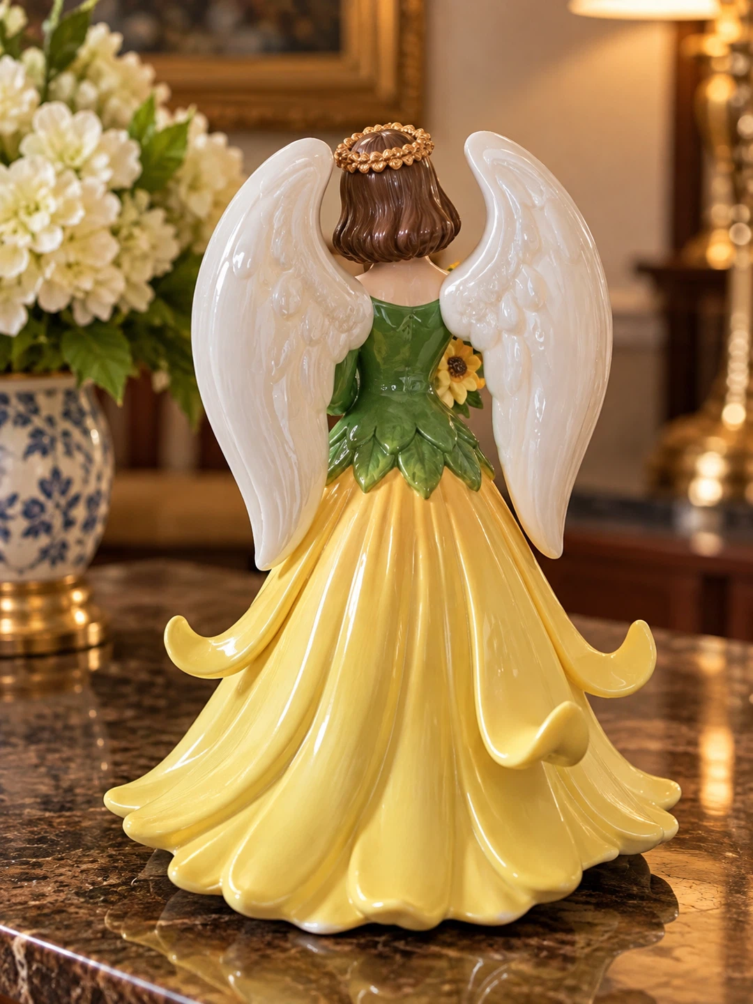 Sunflower Angel Figurine - photo 2