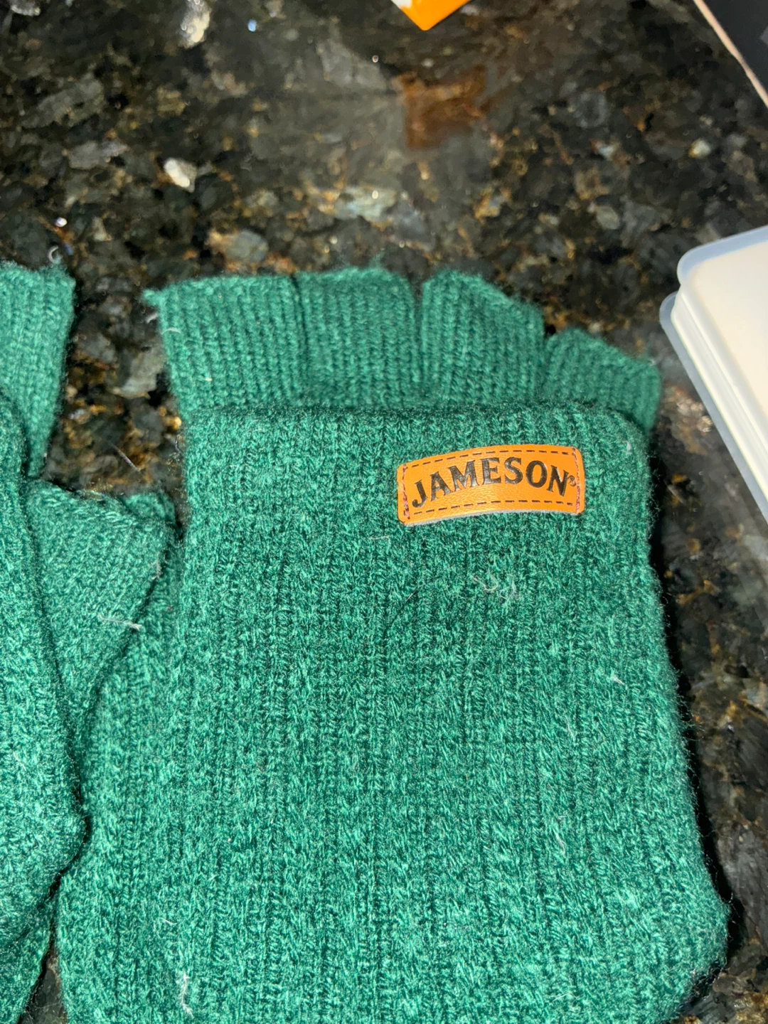 Jameson Green Fingerless Knit Gloves - photo 2