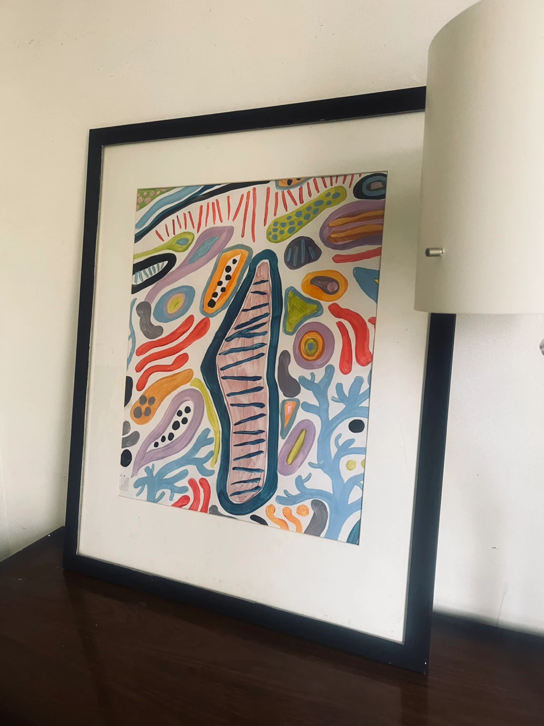 Abstract Framed Artwork - photo 2