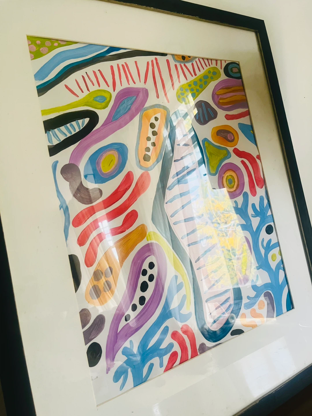 Abstract Framed Artwork - photo 5