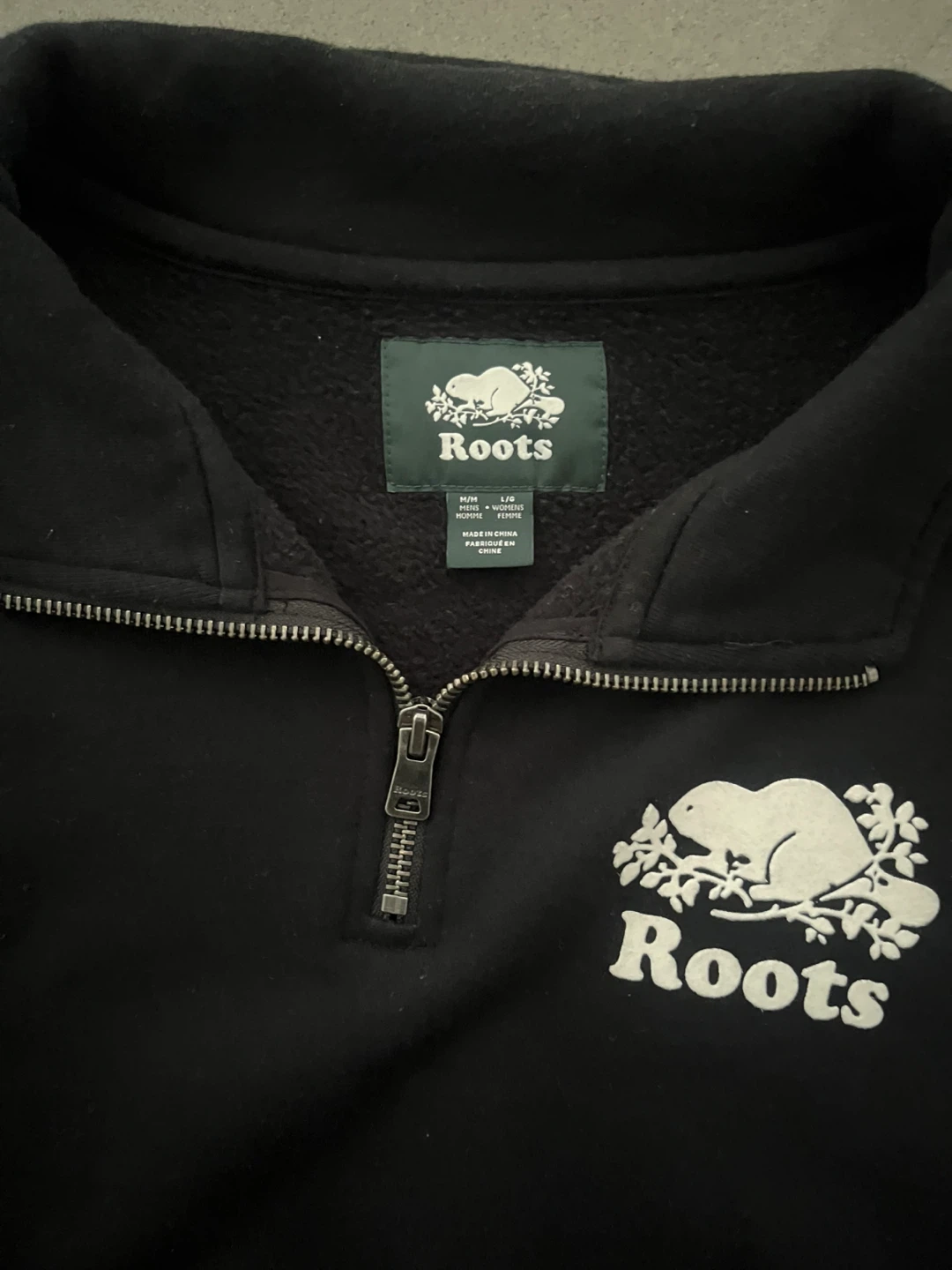 Roots Quarter-Zip Sweatshirt Black - photo 2