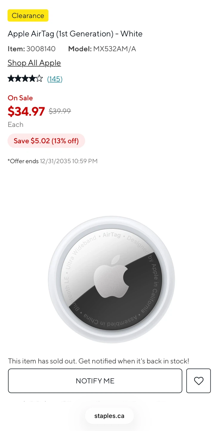 Apple AirTag - photo 4