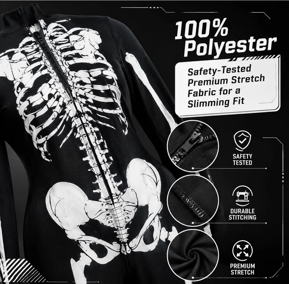 Kids Skeleton Halloween Costume - photo 4