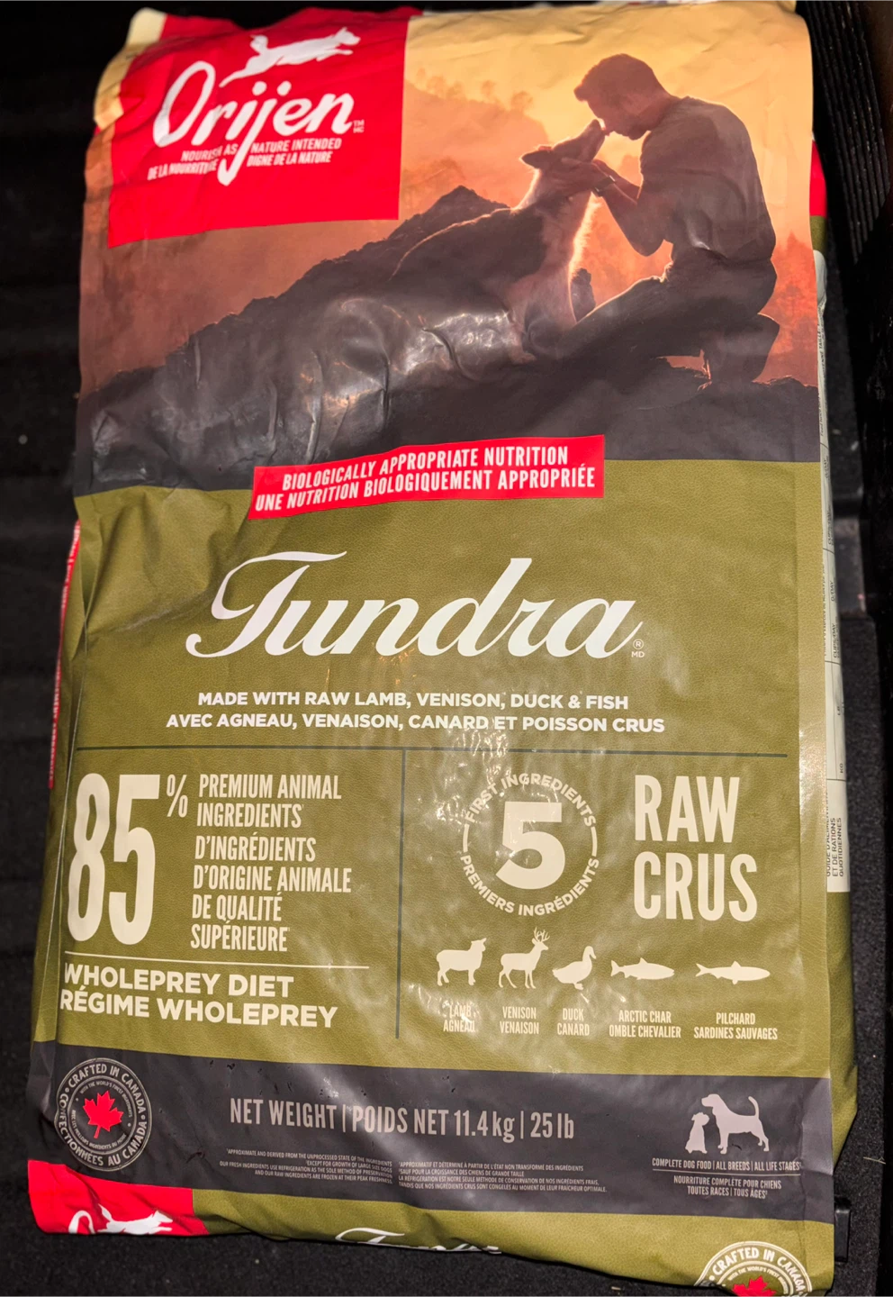 Orijen Tundra Dog Food 11.4kg