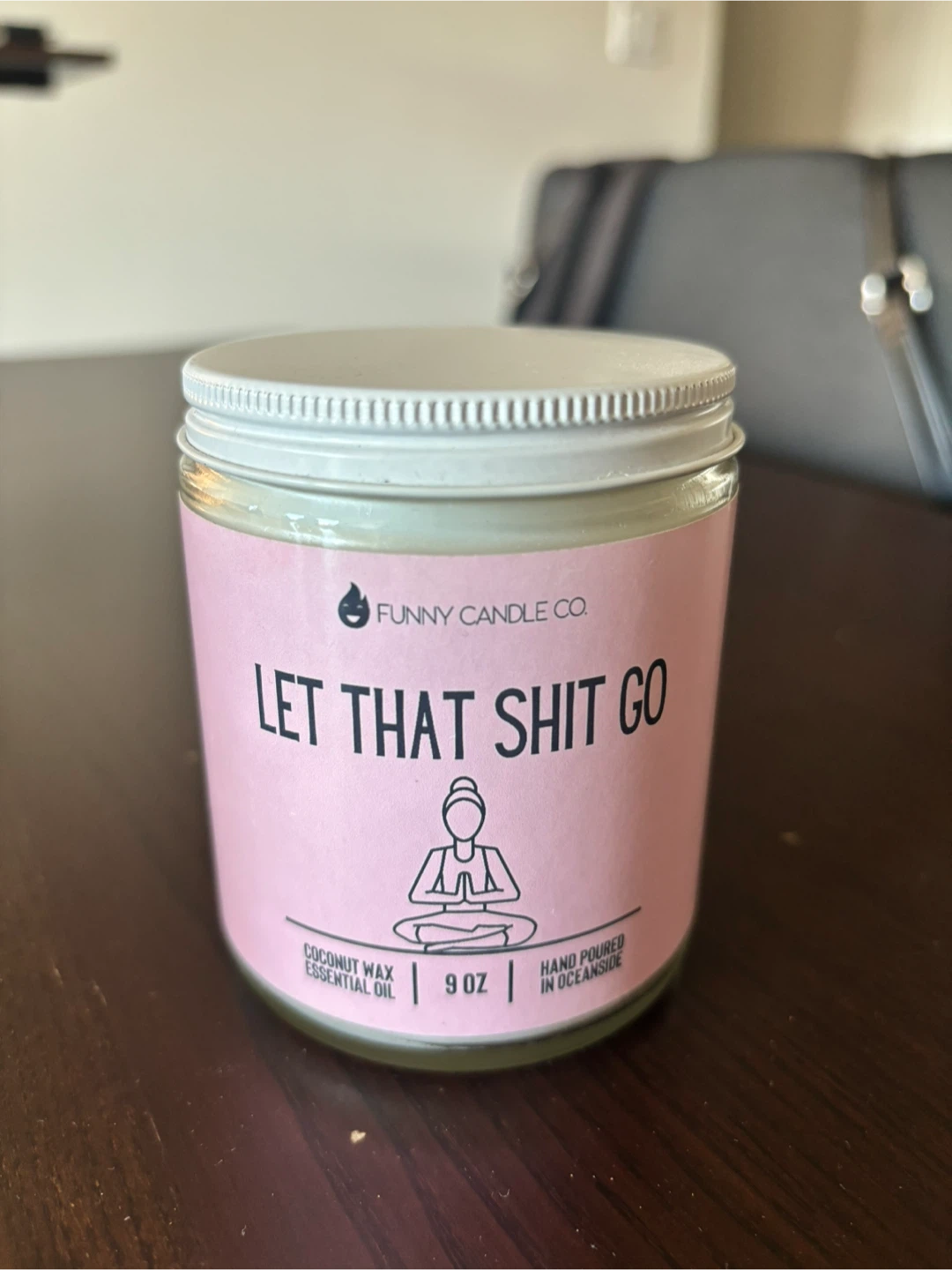 Funny Candle Co. Let That Shit Go Candle