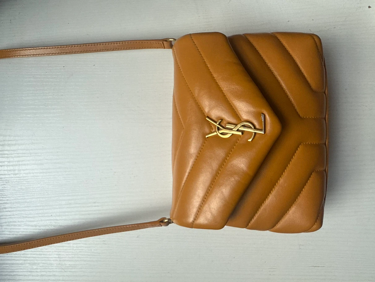 Saint Laurent Loulou Crossbody Bag Mustard - photo 2