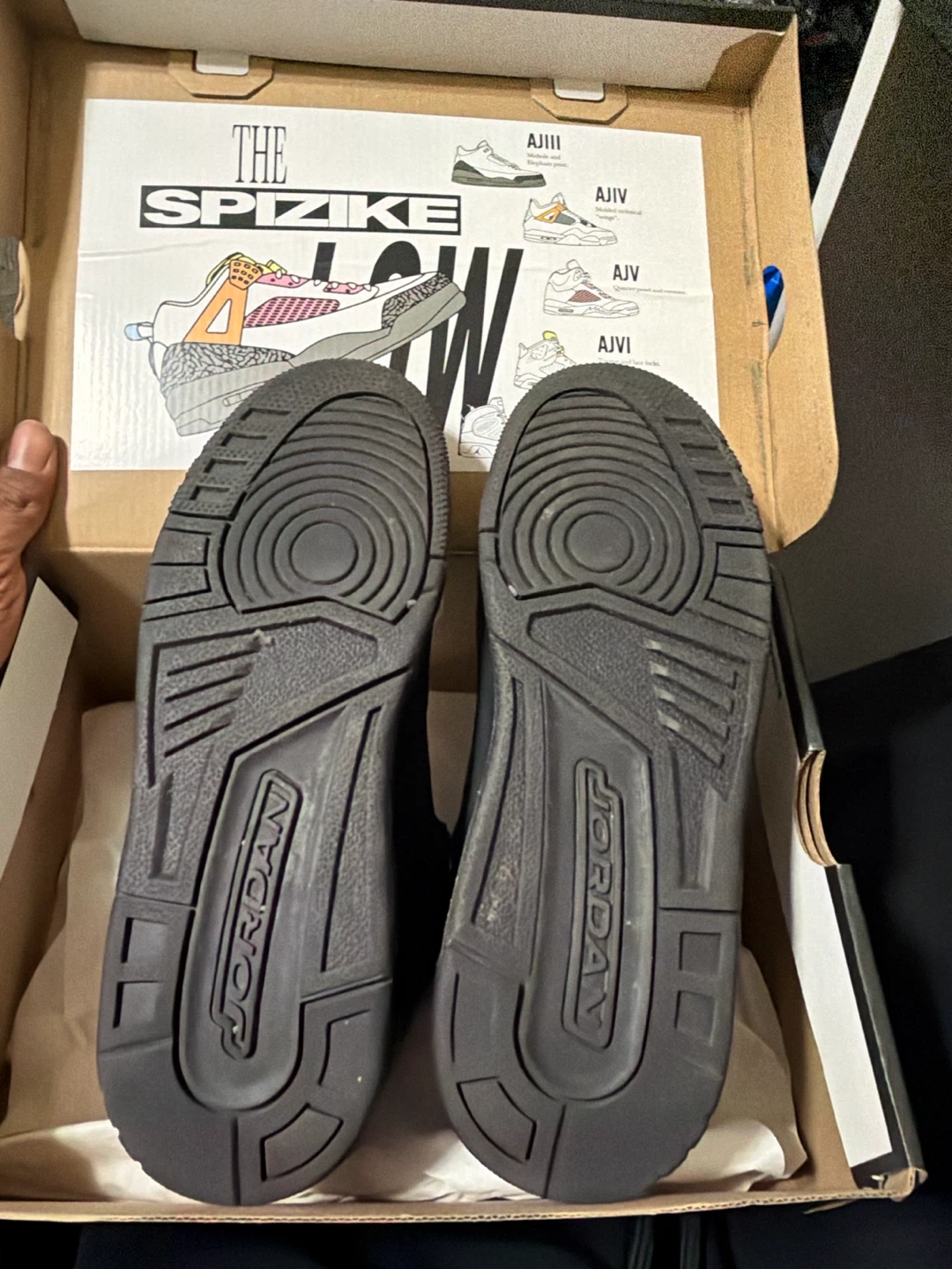 Jordan Spizike Low Black Sneakers - photo 3