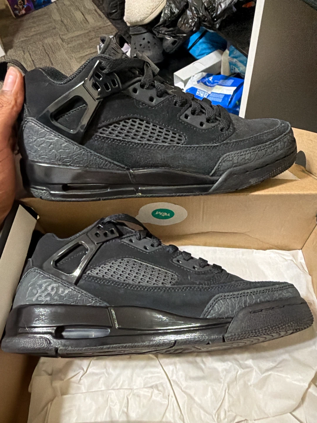 Jordan Spizike Low Black Sneakers - photo 4