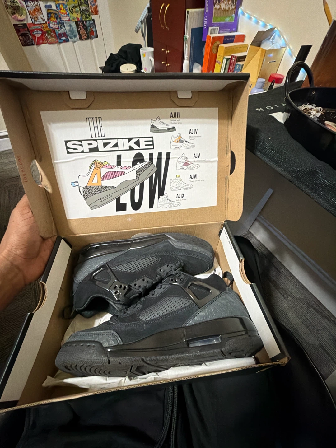 Jordan Spizike Low Black Sneakers - photo 5