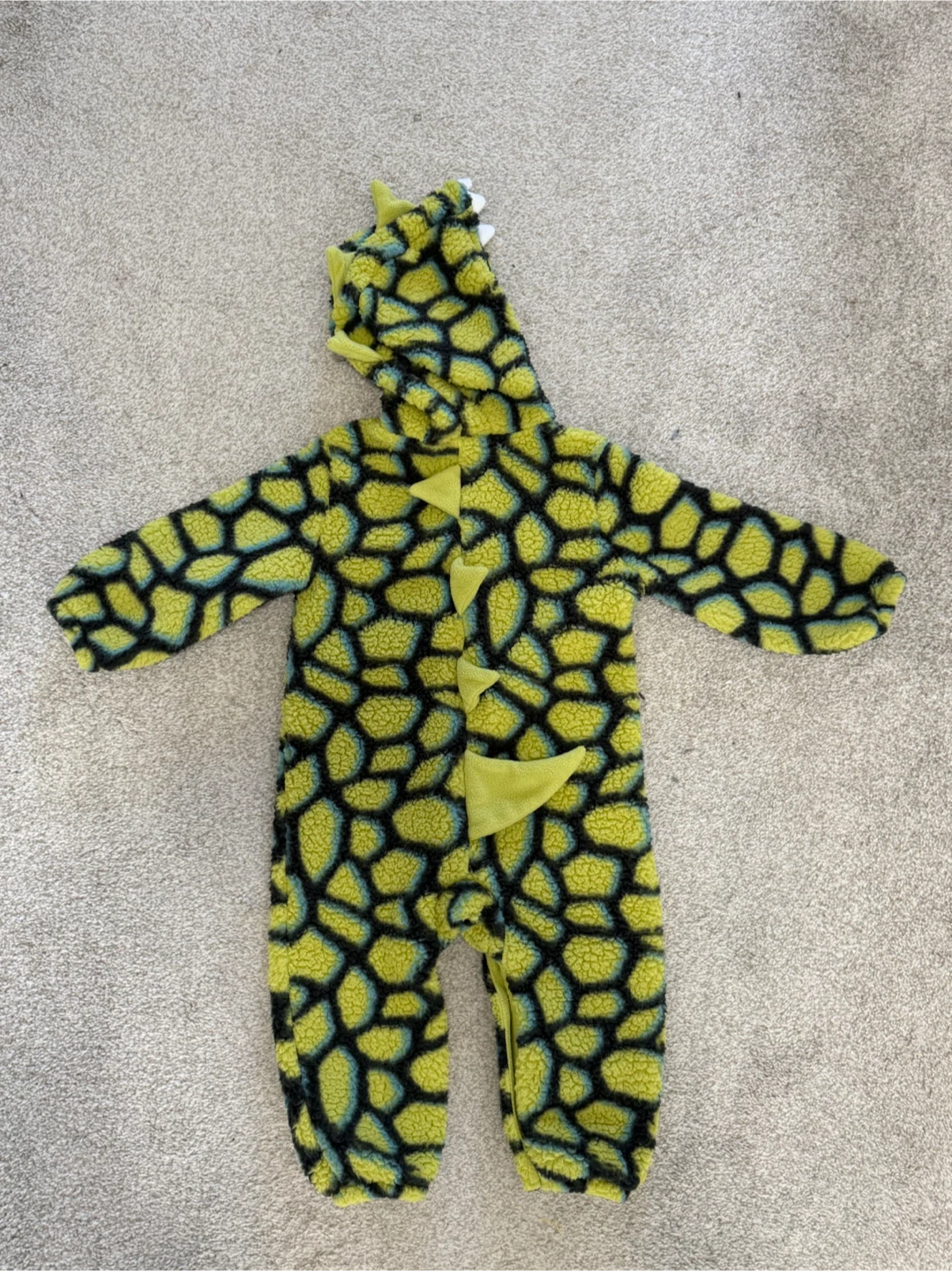 Dinosaur Fleece Onesie halloween costume - photo 2