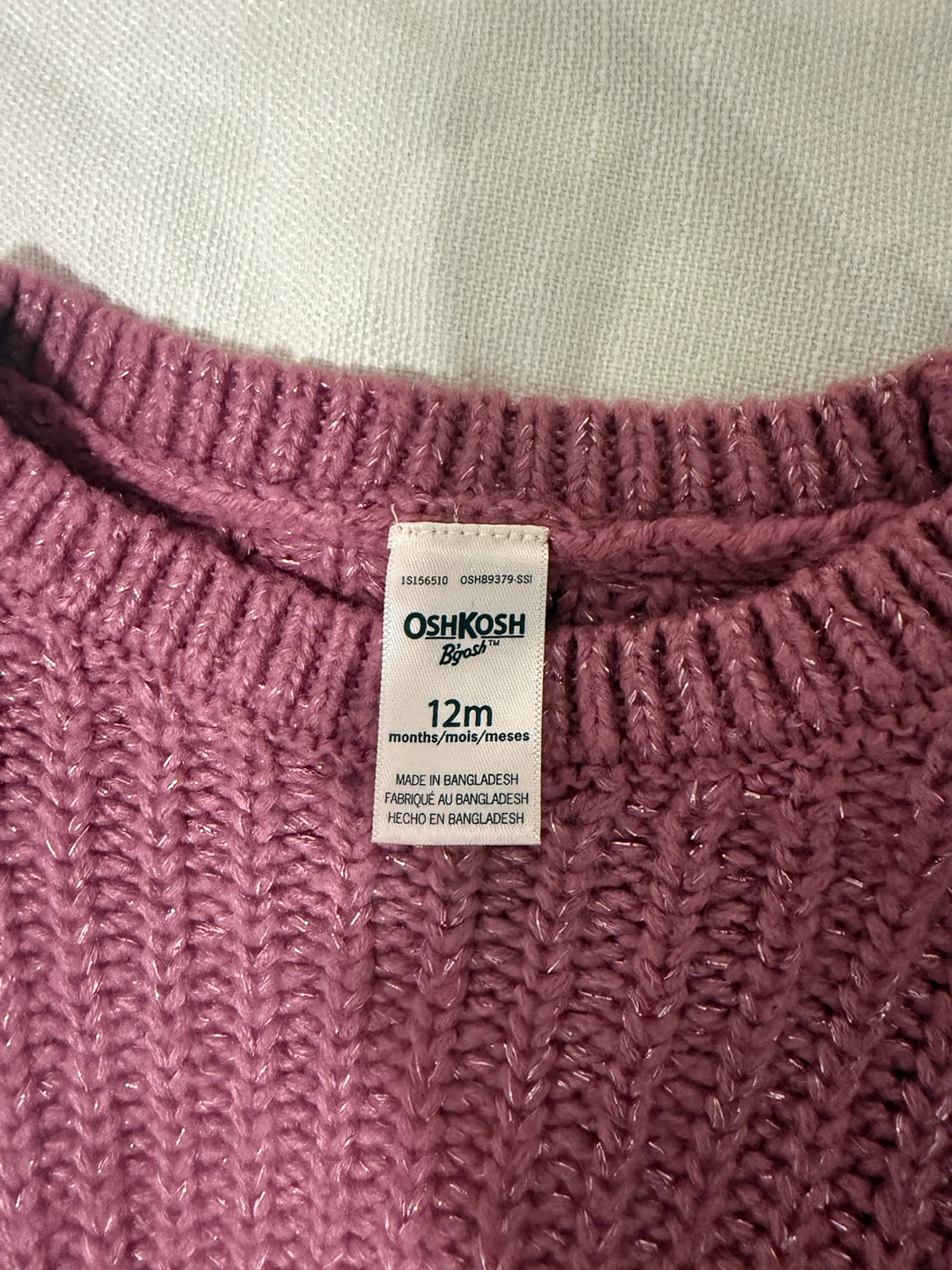 OshKosh B'gosh Baby Purple Sweater - photo 3