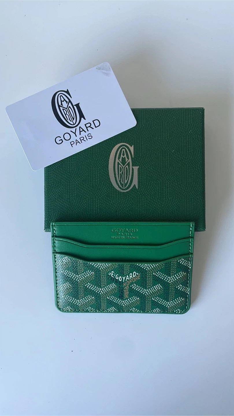 Goyard Saint Sulpice Card Holder Green