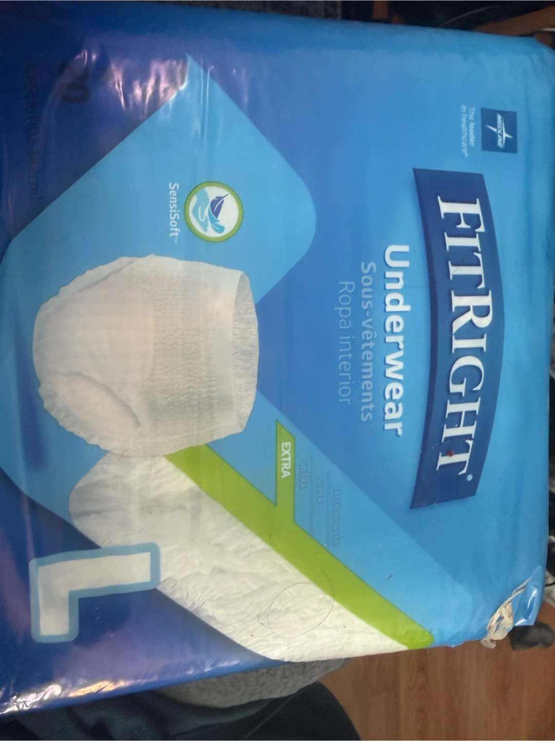 Medline FitRight Underwear Large