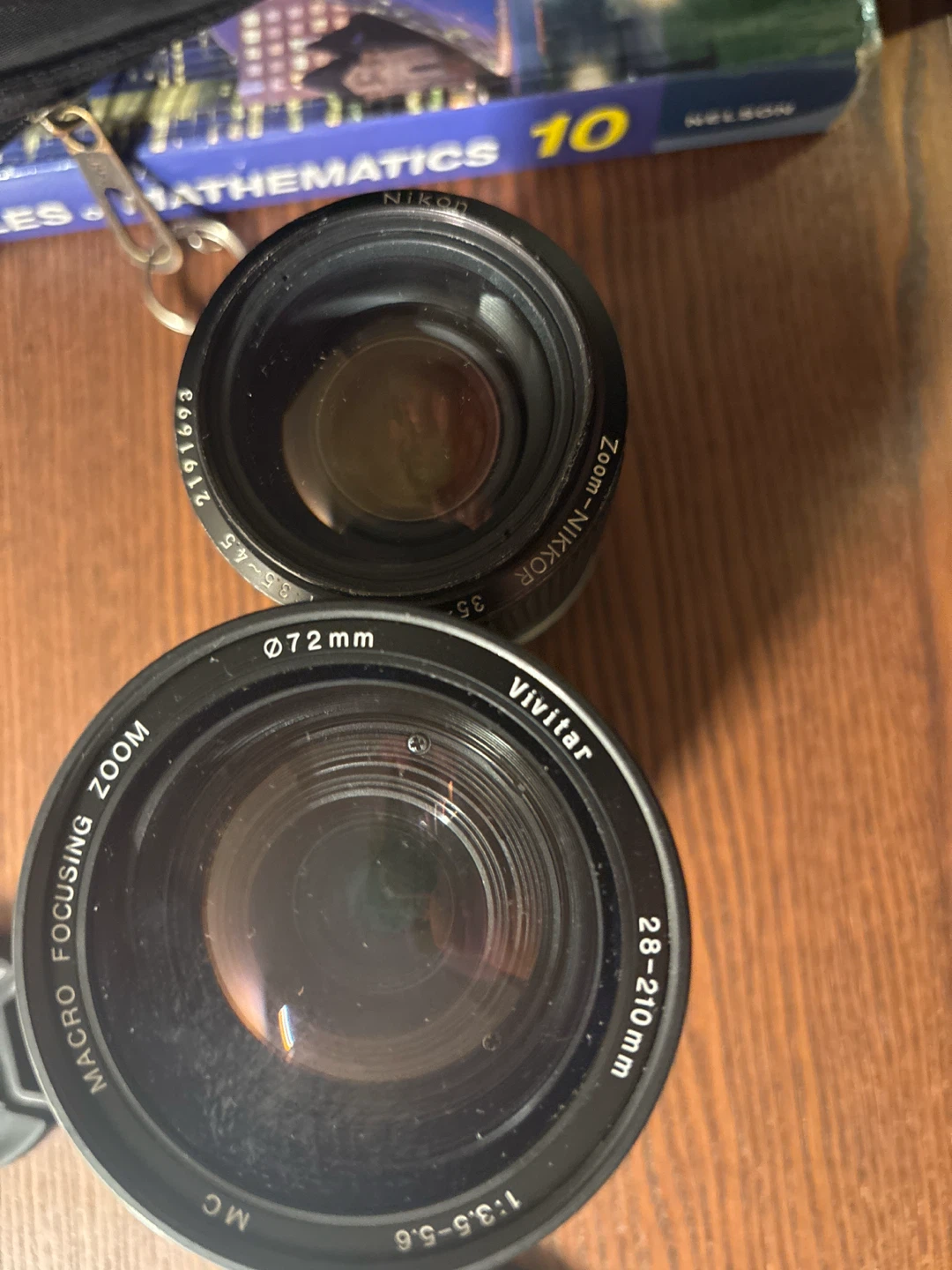 Vivitar 28-210mm and Nikon 35-105mm Camera Lenses - photo 3