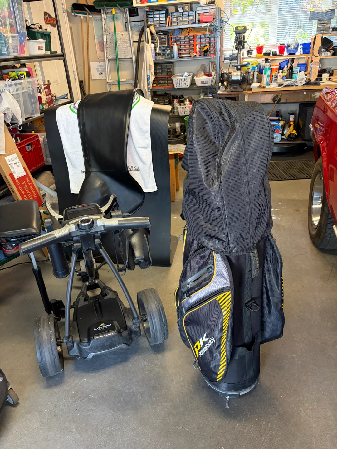 Electric Golf Cart and Bag - photo 3
