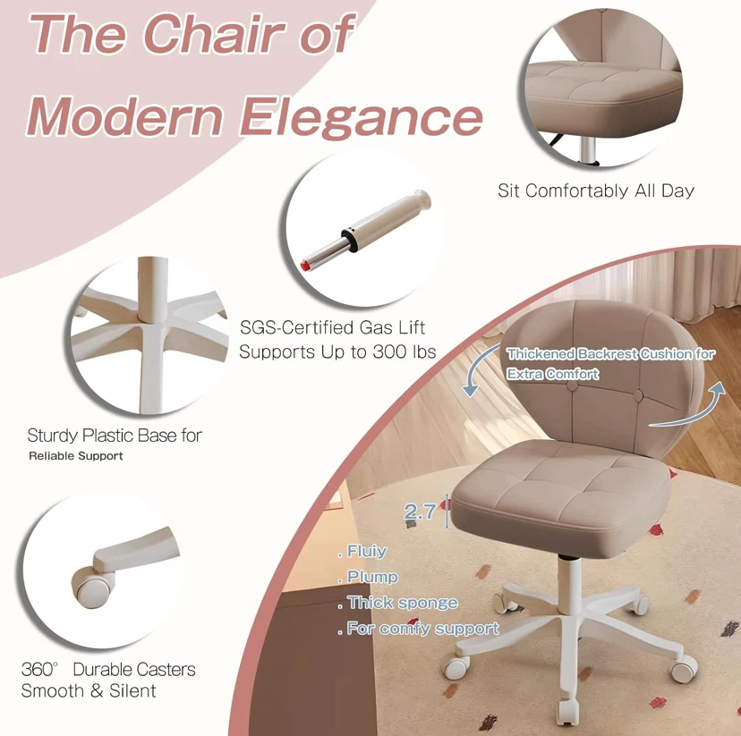 Vanity Stool /Small Office Chair - photo 3