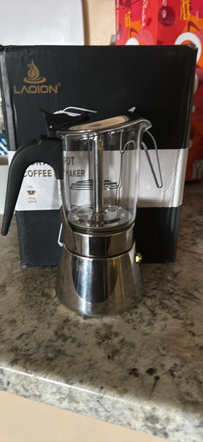 Laodion Moka Pot Coffee Maker - photo 2