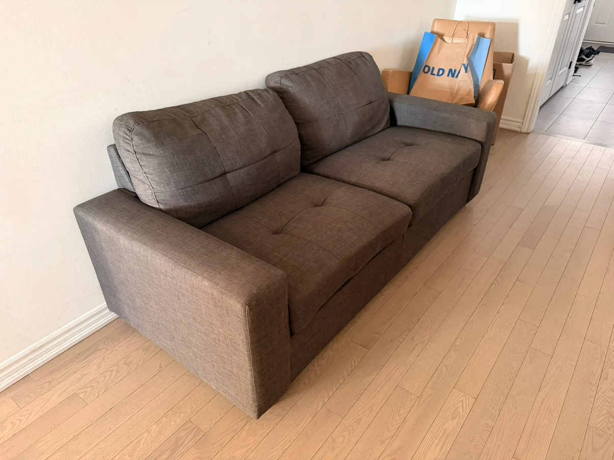 Dark Grey Two-Seater Sofa - photo 2