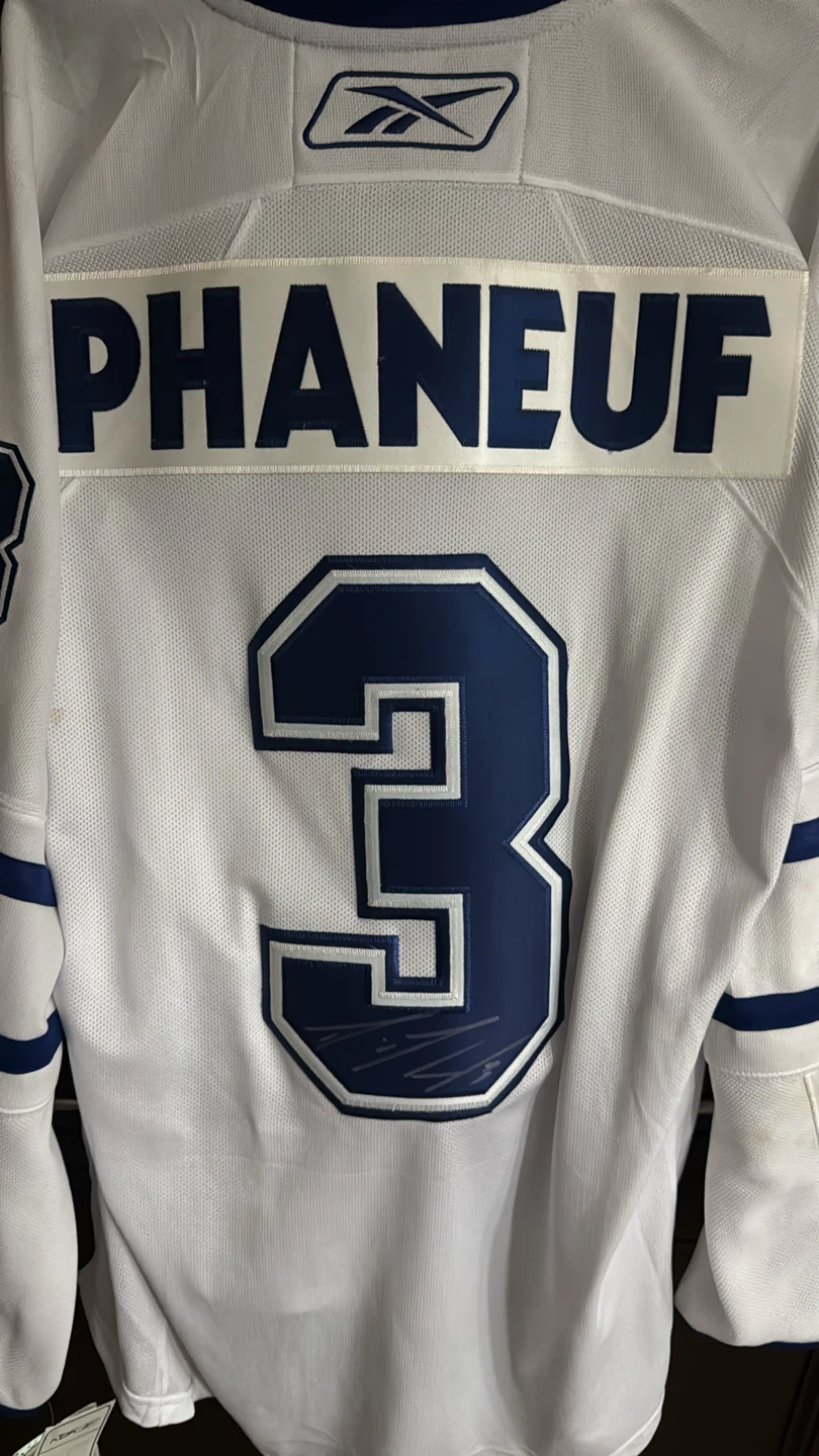 Dion Phaneuf Signed Toronto Maple Leafs Jersey - photo 2