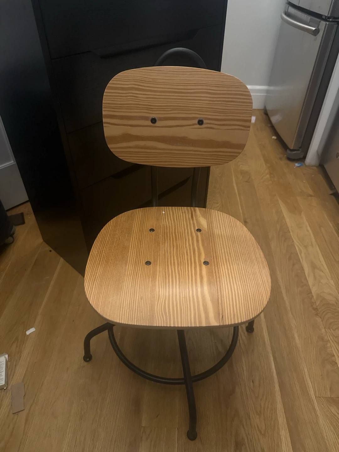 Wooden Swivel Chair