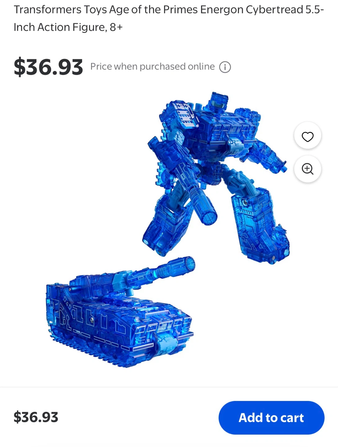 Transformers Toys Age of the Primes Energon Cybertread 5.5-Inch - photo 4