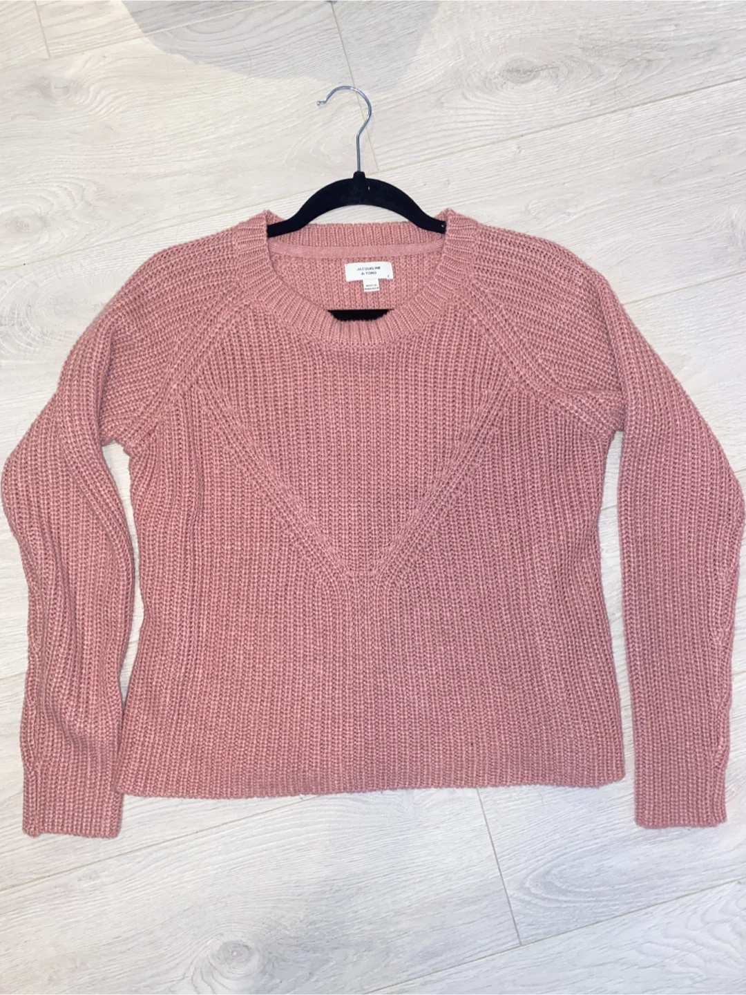 Jacqueline de Yong Pink Knit Sweater