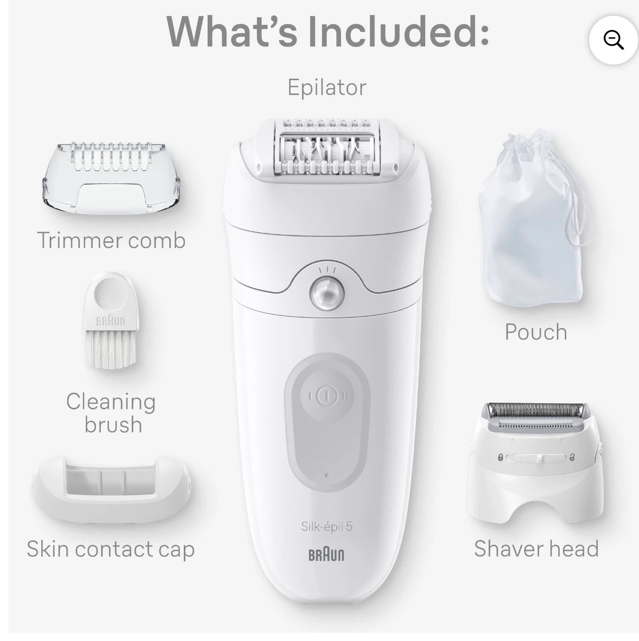 Braun Silk-epil 5 Epilator and Shaver - photo 4