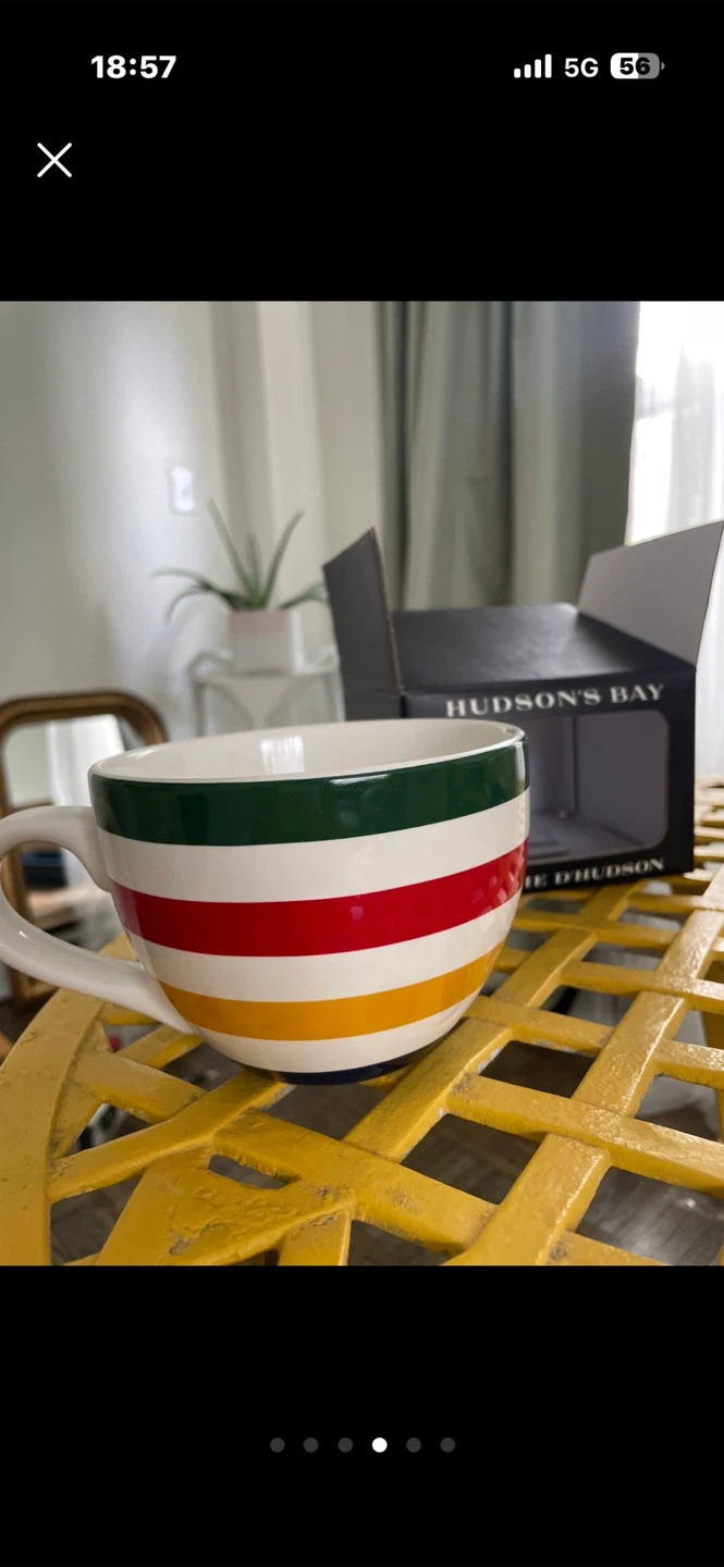 Hudson's Bay Striped Breakfast Mug - photo 4