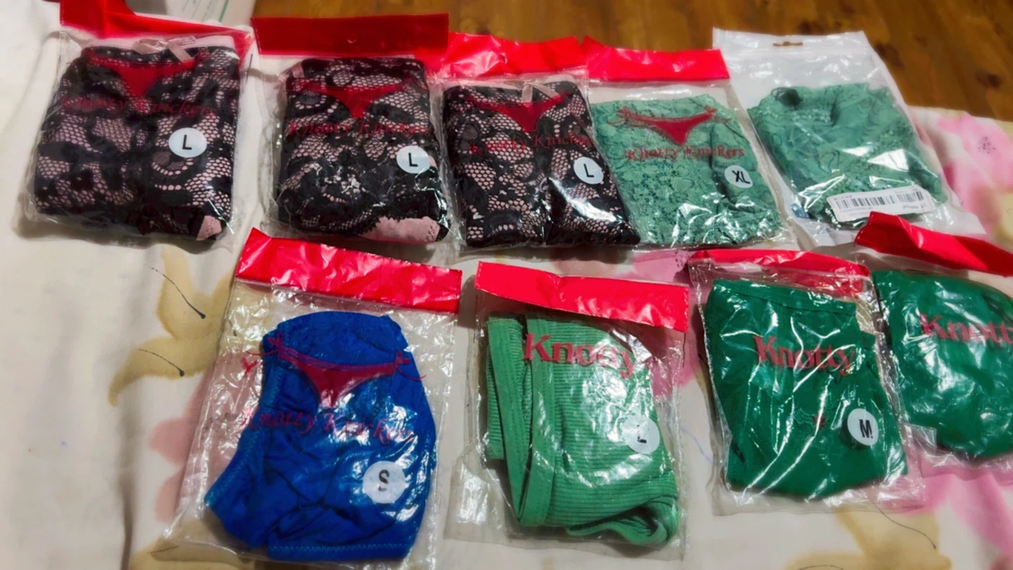 9 panties for $10—-Knotty Knickers Assorted Underwear Pack - photo 4