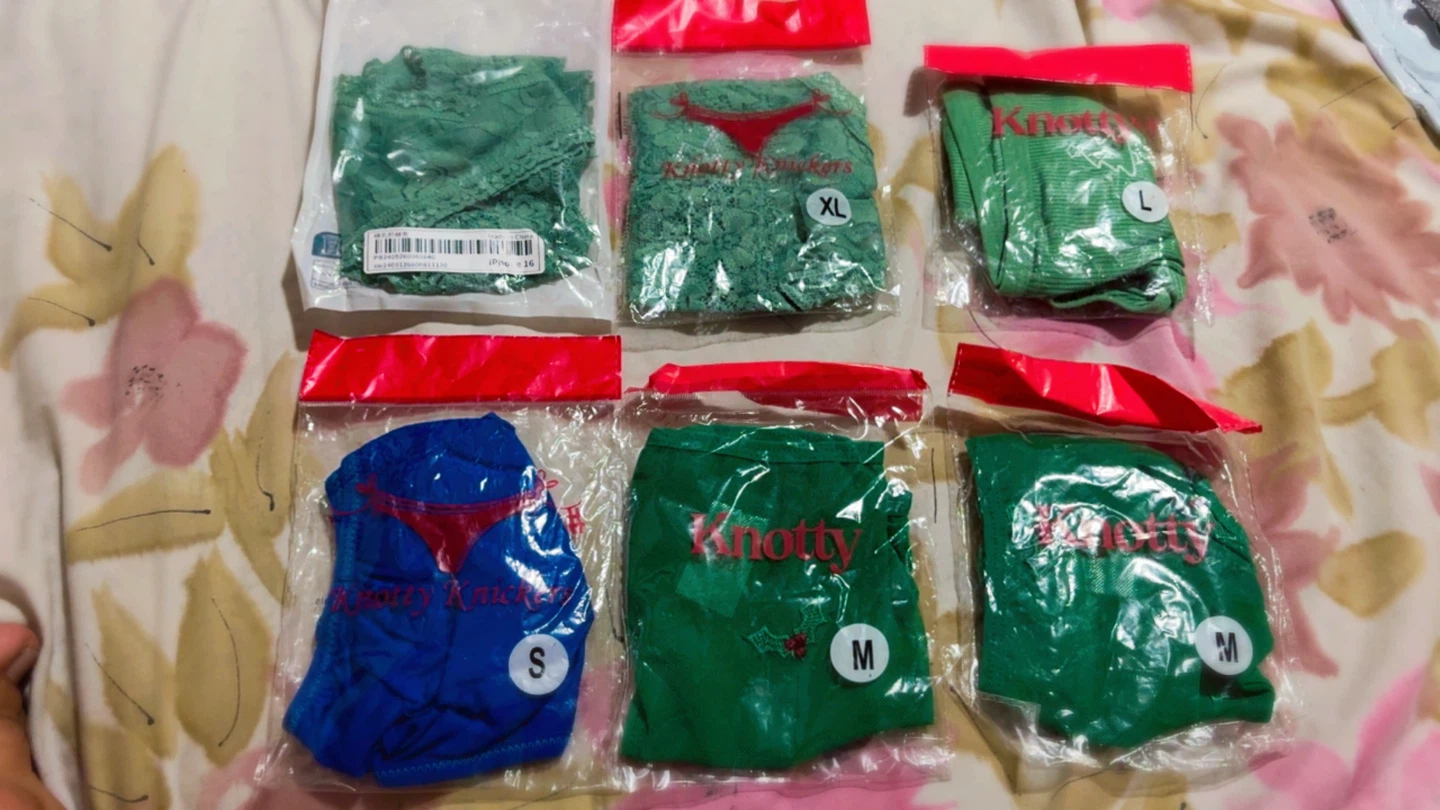 9 panties for $10—-Knotty Knickers Assorted Underwear Pack