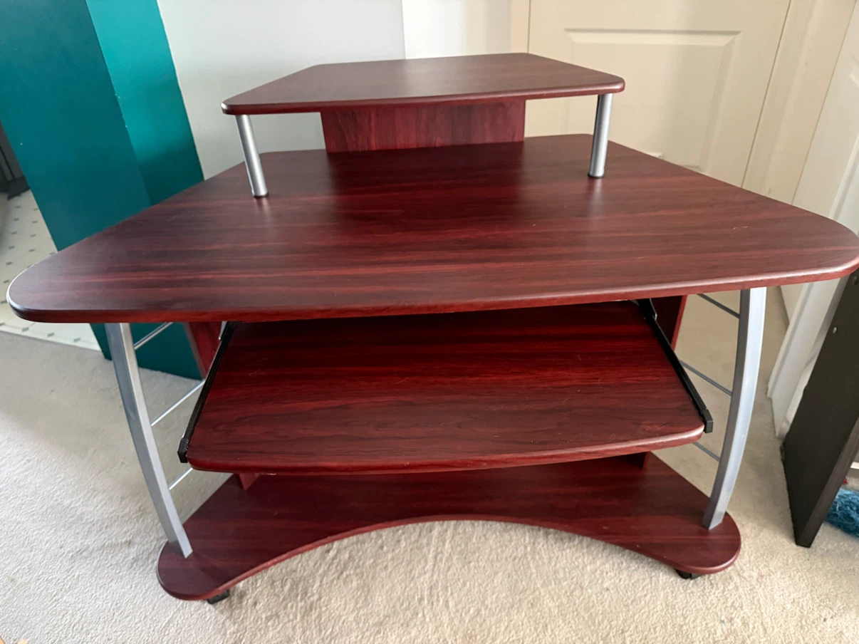 Portable Computer Desk With Keyboard Tray - photo 2