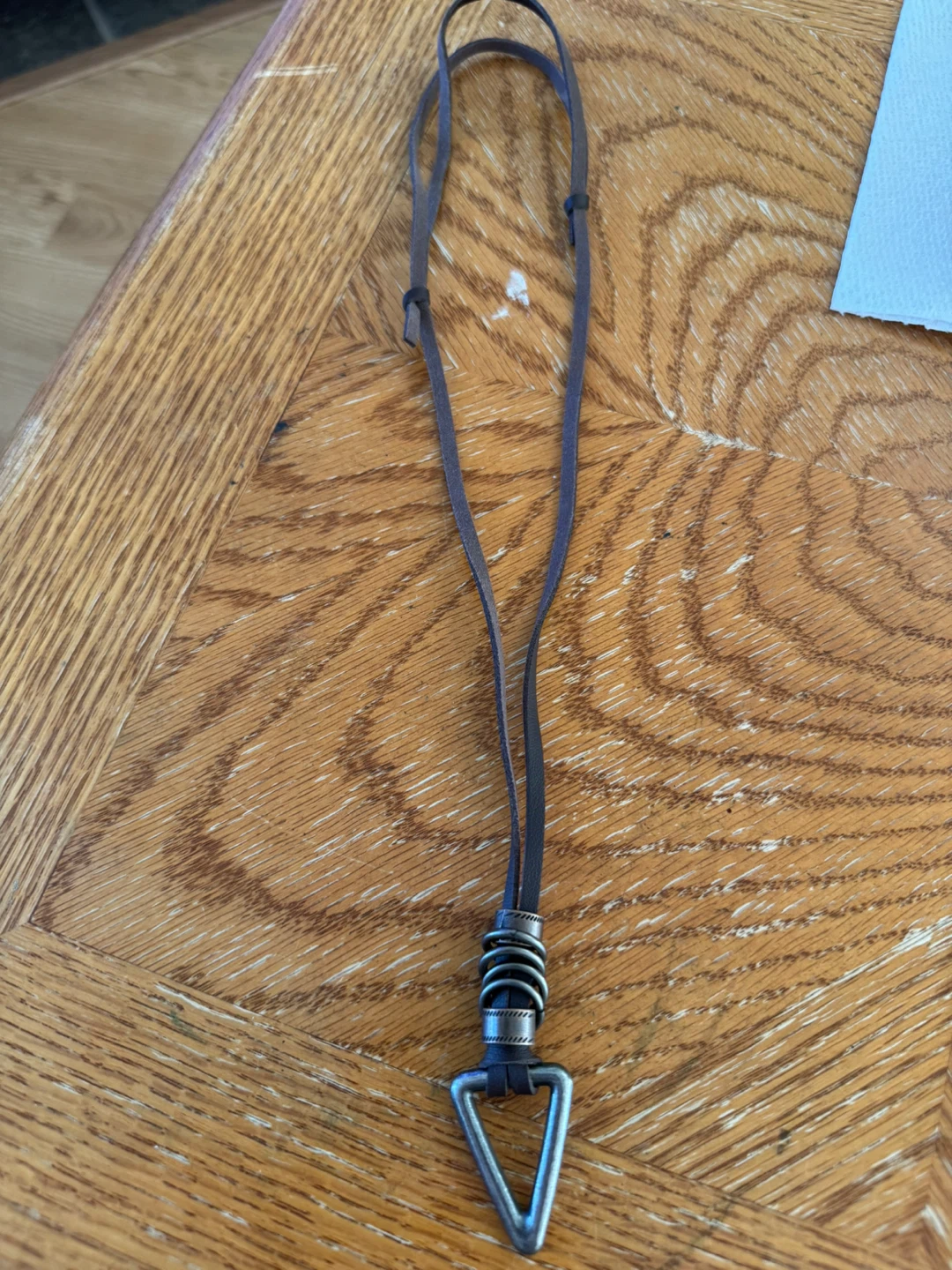 Triangle pendant necklace