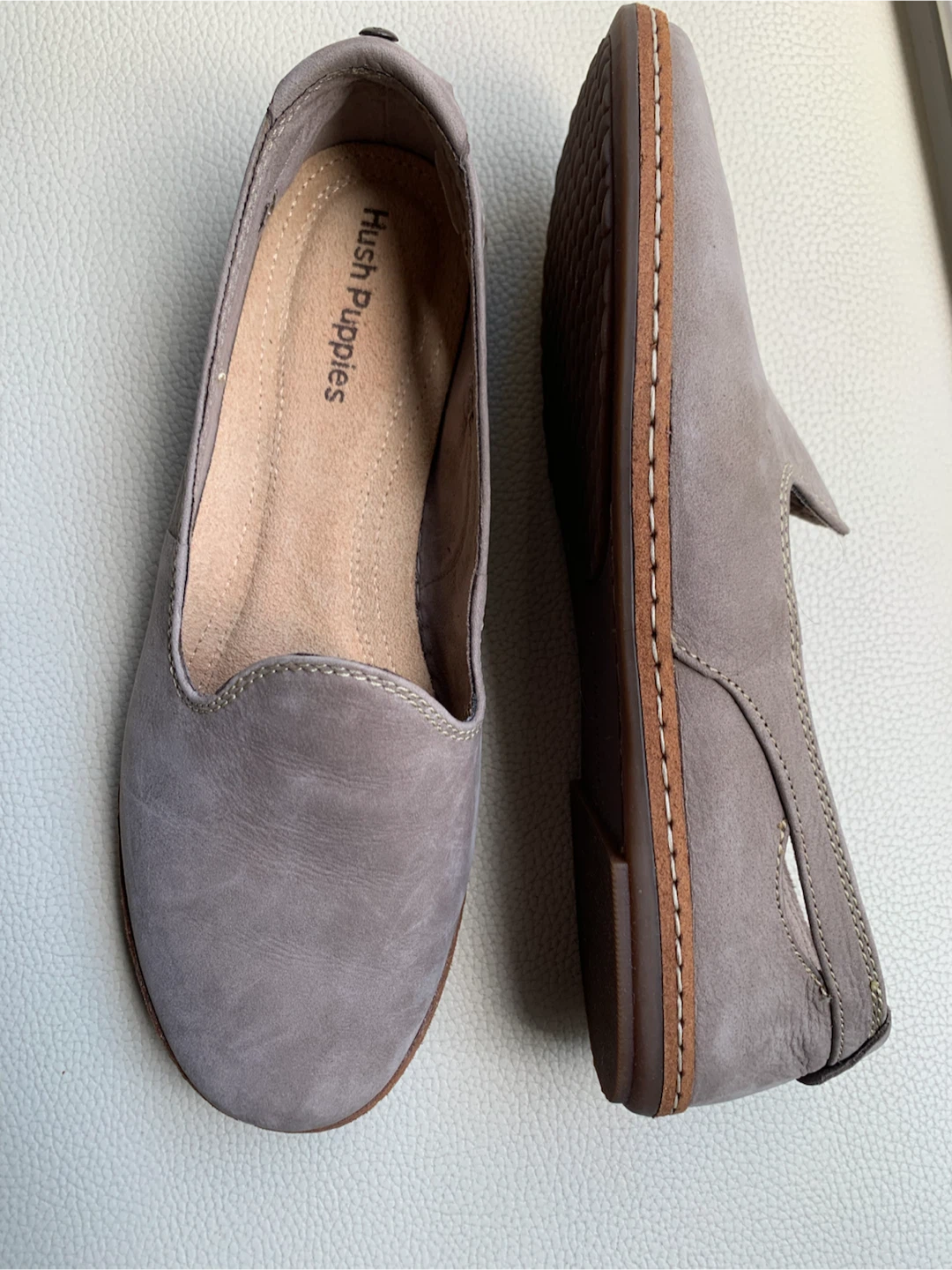 Suede Hush Puppies Slip-on Shoes