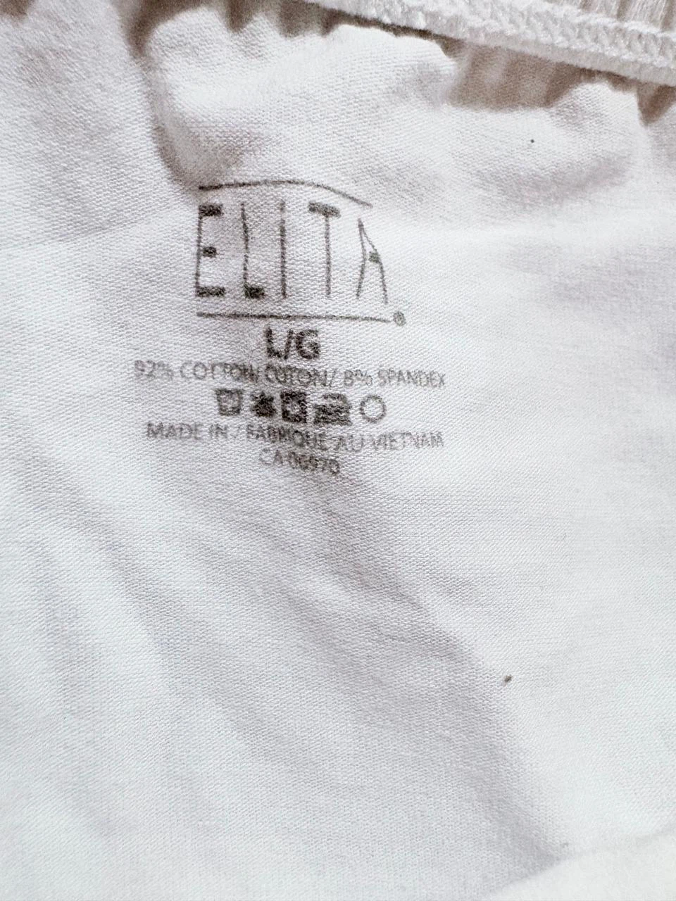 Elita Collection Essentials White Briefs - Large - photo 5