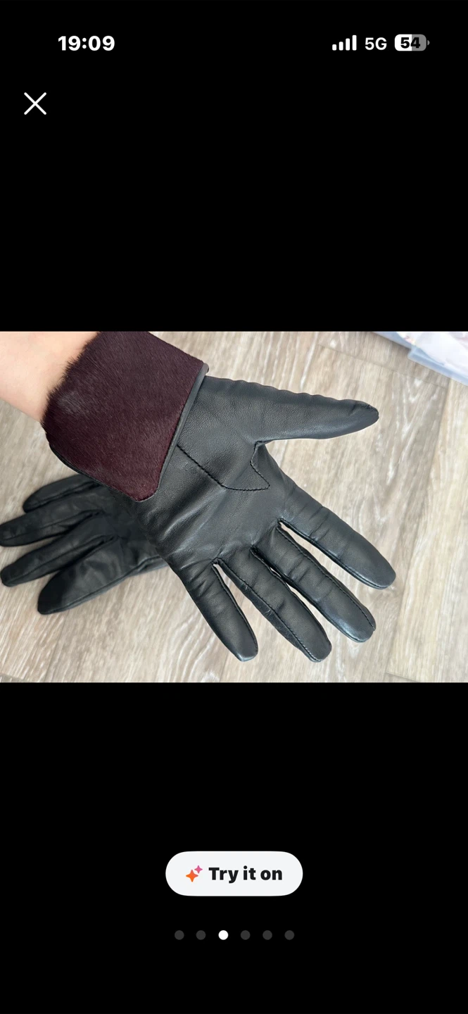 AllSaints Polanski Leather Gloves M/L - photo 2